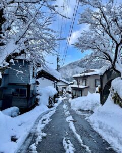 Narrow streets of Nozawa