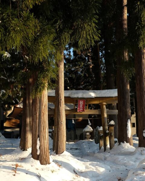 Akira Shrine on the way up to the mountain